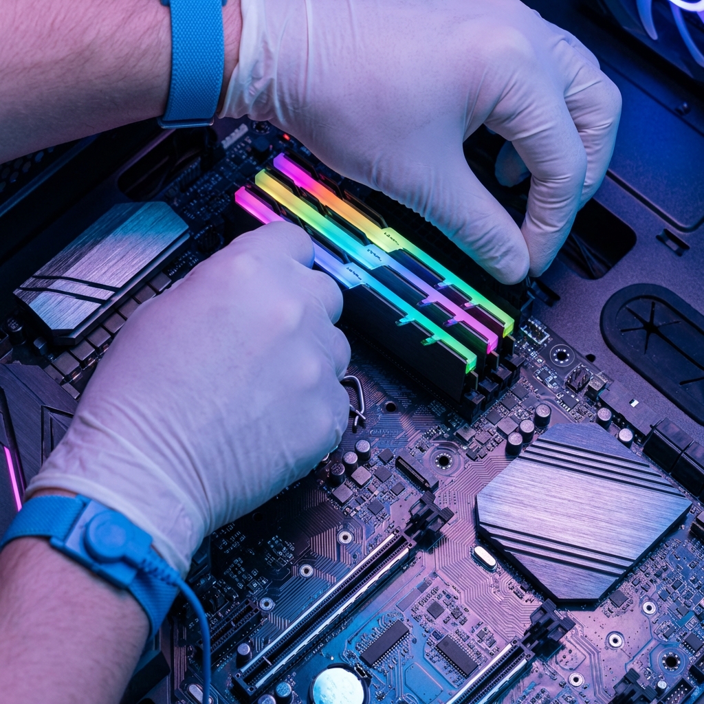 Wymiana podzespołów komputerowych i naprawa sprzętu